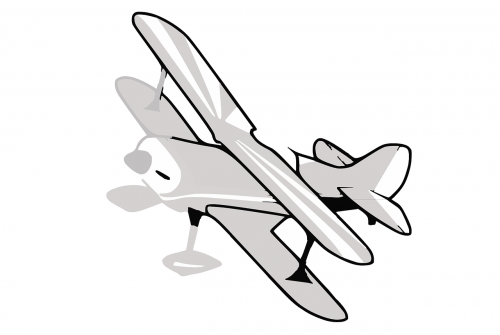 biplane plane airplane