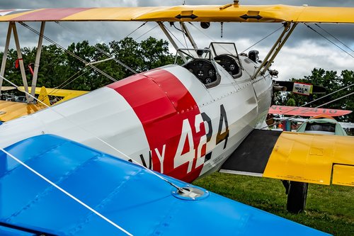 biplane  aviation  vintage