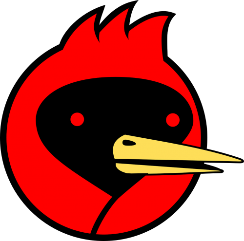 bird beak red