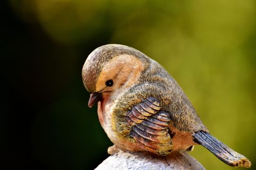 bird figure stone