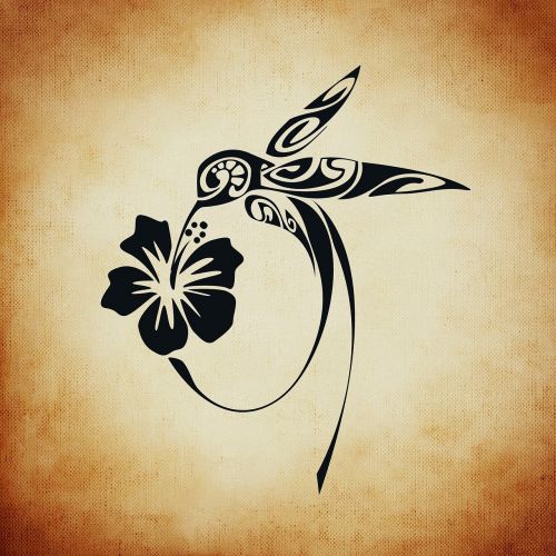 bird flower background