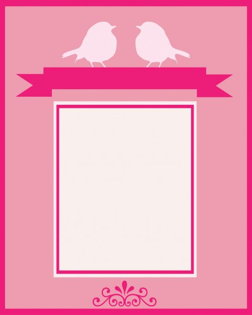 Bird Card Template