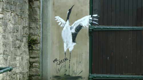 Bird Painting On A Wall