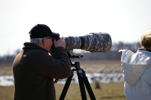 bird watchers camera man