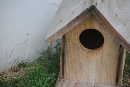 birdhouse wooden wood