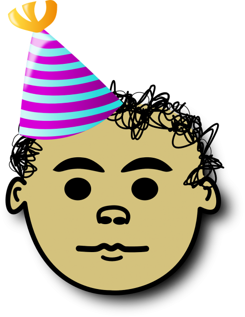 birthday avatar curly