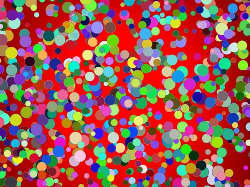 birthday confetti colorful