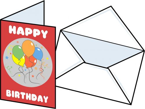 birthday celebration greeting card