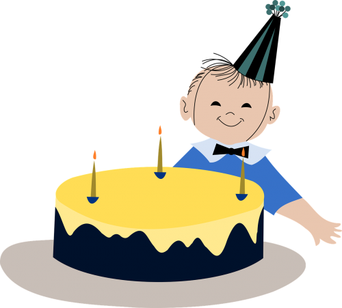 birthday boy cake