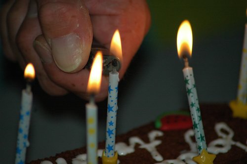 birthdays  party  candles