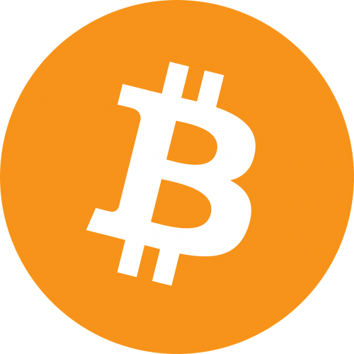 bitcoin logo digital