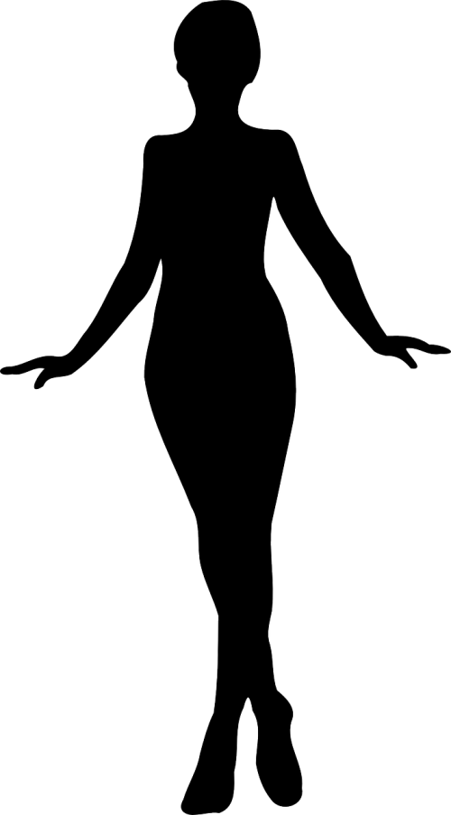 black female silhouette