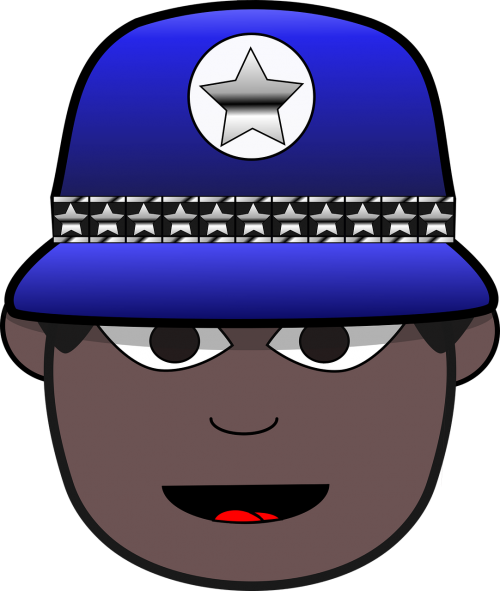 black comic characters cop