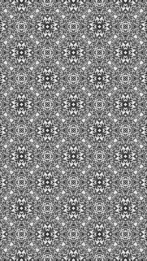 black white geometric