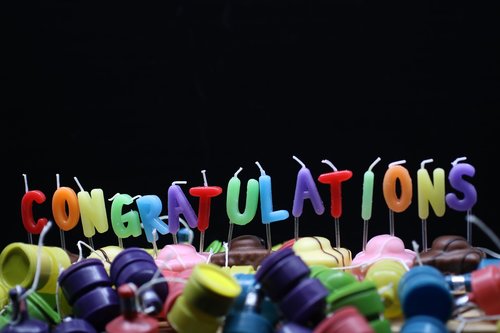 black  cake  congratulation