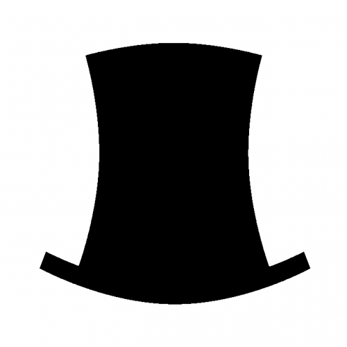 black hat clothing