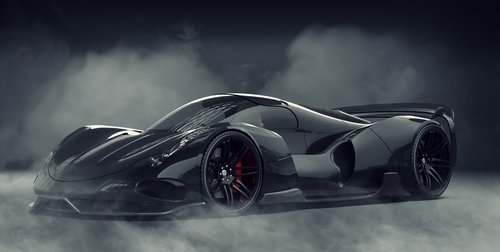 black  car  concept