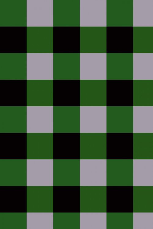 Black And Green Block Pattern