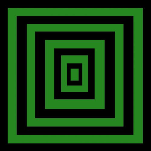 Black And Green Maze