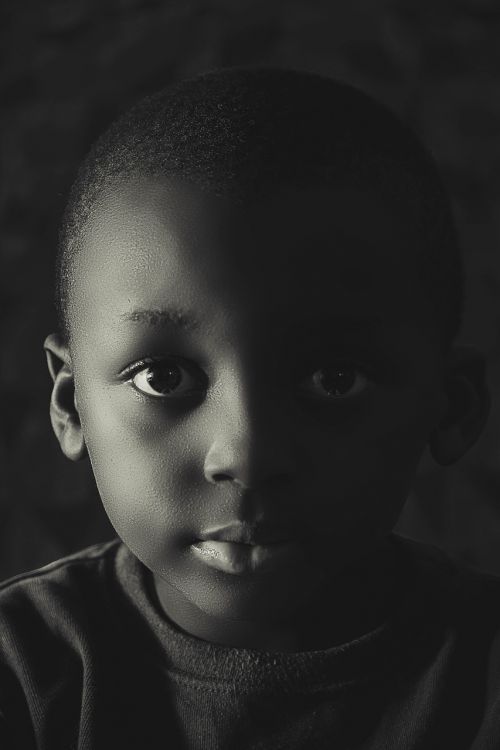 kids black and white photography