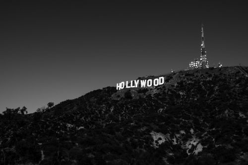 black and white font signage