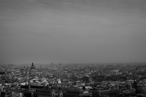 black and white budapest hungary