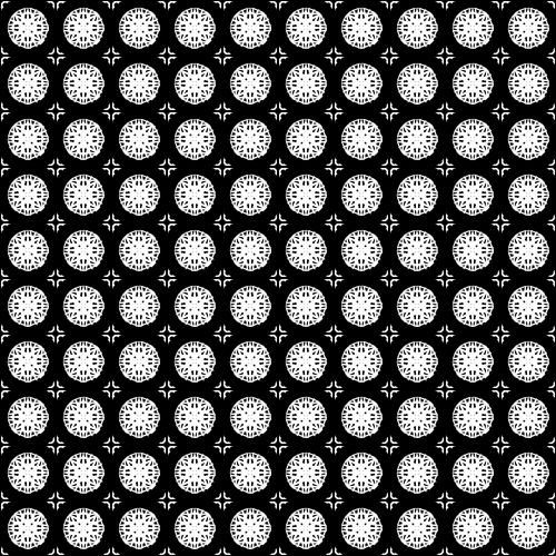 Black And White Circular Background