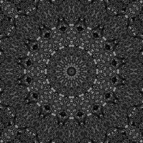 Black And White Kaleidoscope