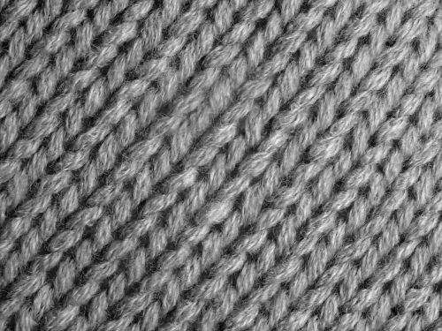 Black And White Knitted Background