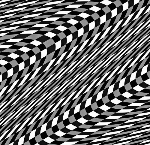 Black And White Optical Waves