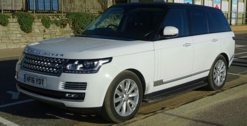 Black And White Range Rover