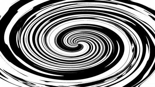 Black And White Swirl Background