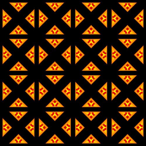 black background triangles pattern