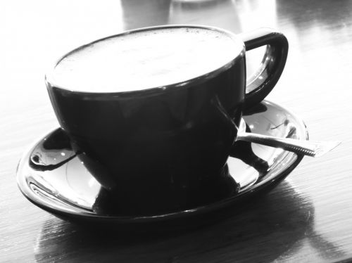 Black Coffee Cup