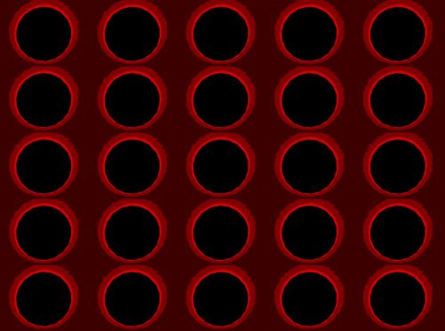 Black Dots On Red Background
