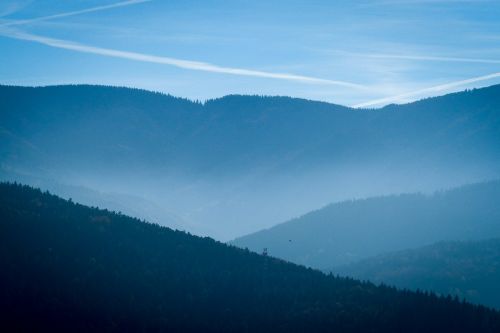 black forest mountains landscape