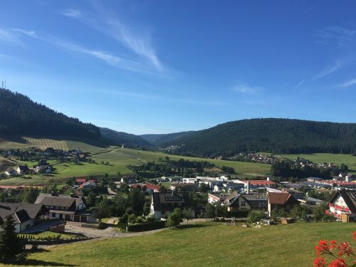 black forest sky summer