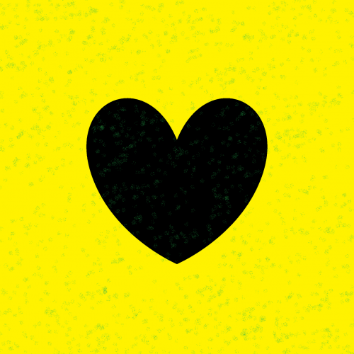 black heart love design