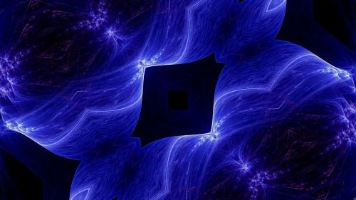 black hole kaleidoscope art pattern