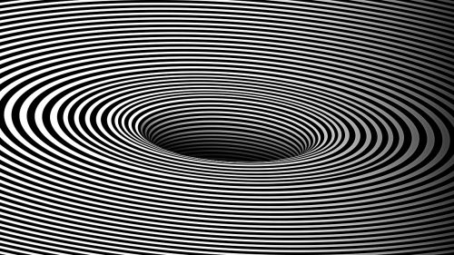 black hole art-optical black