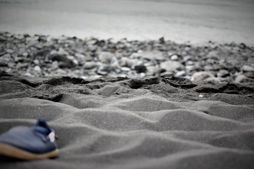 black sand  black sand beach  beach