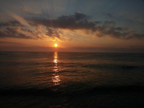 black sea sunrise romania