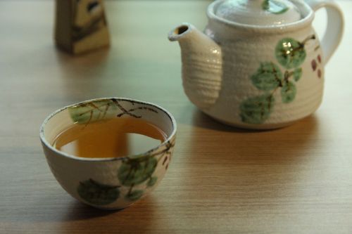 black tea teacup still life