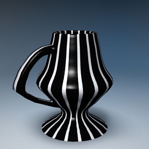 Black White Vase