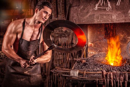 blacksmith fire iron