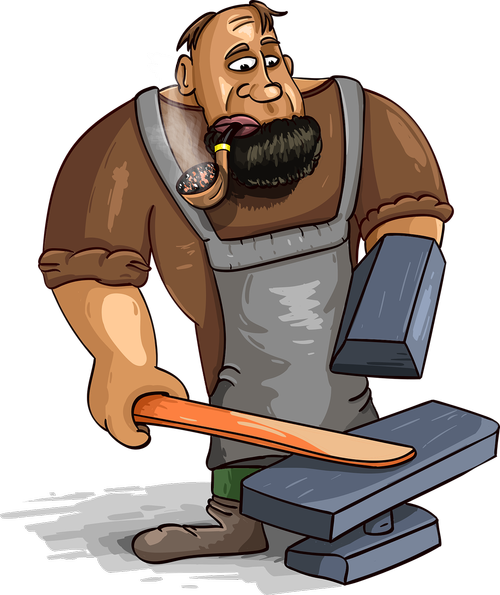 blacksmith  forge  iron
