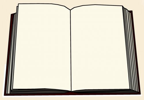 Blank Book Illustration