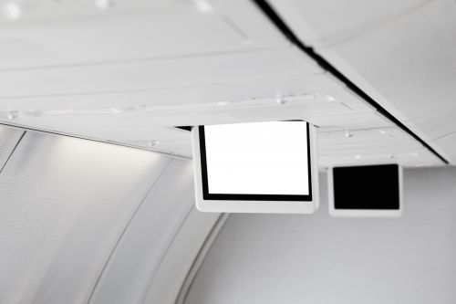 Blank Screen In A Airplane
