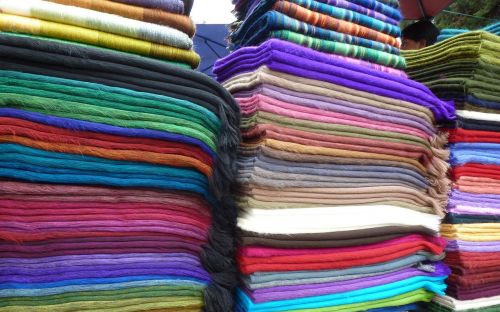 blankets alpaca colorful