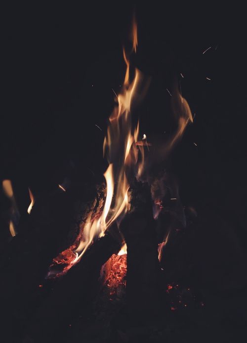 blaze bonfire burn